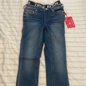 TRUE RELIGION Halle Logo waistband jeans